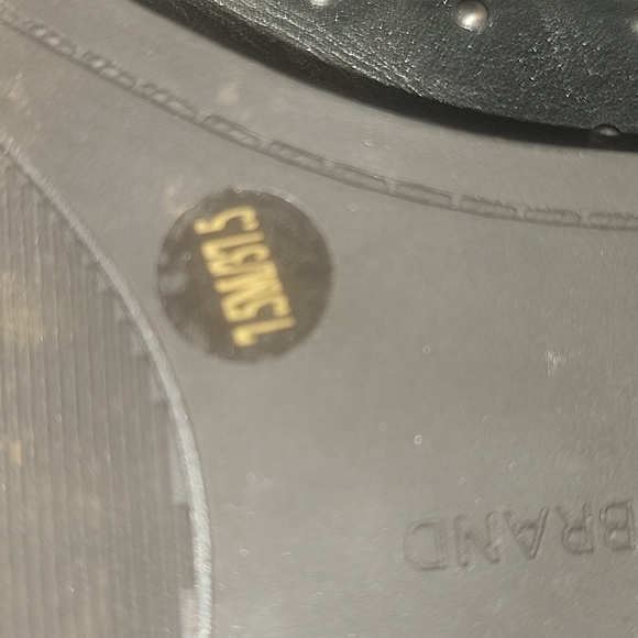 🎁FEELING LUCKY.  🎁🎁 Pewter  Slings with studs.. 2.5 heel.  As pictured - Picture 5 of 8